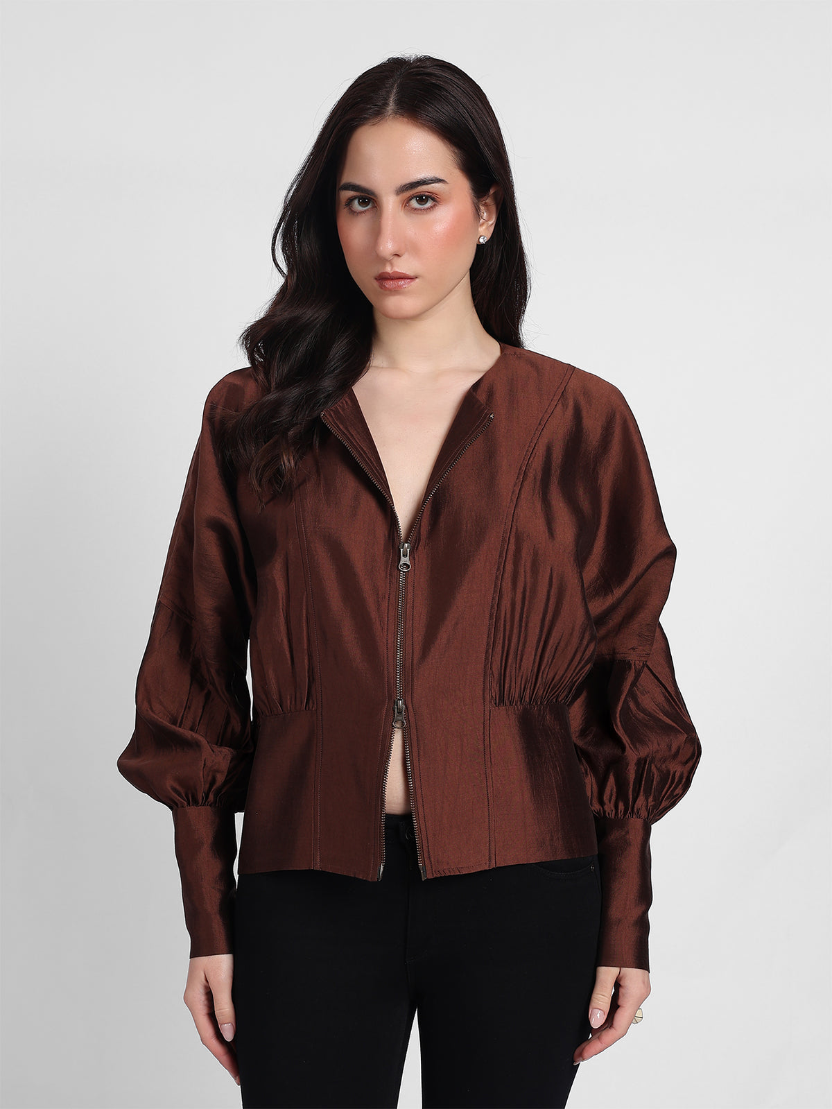 Double Zipper Top