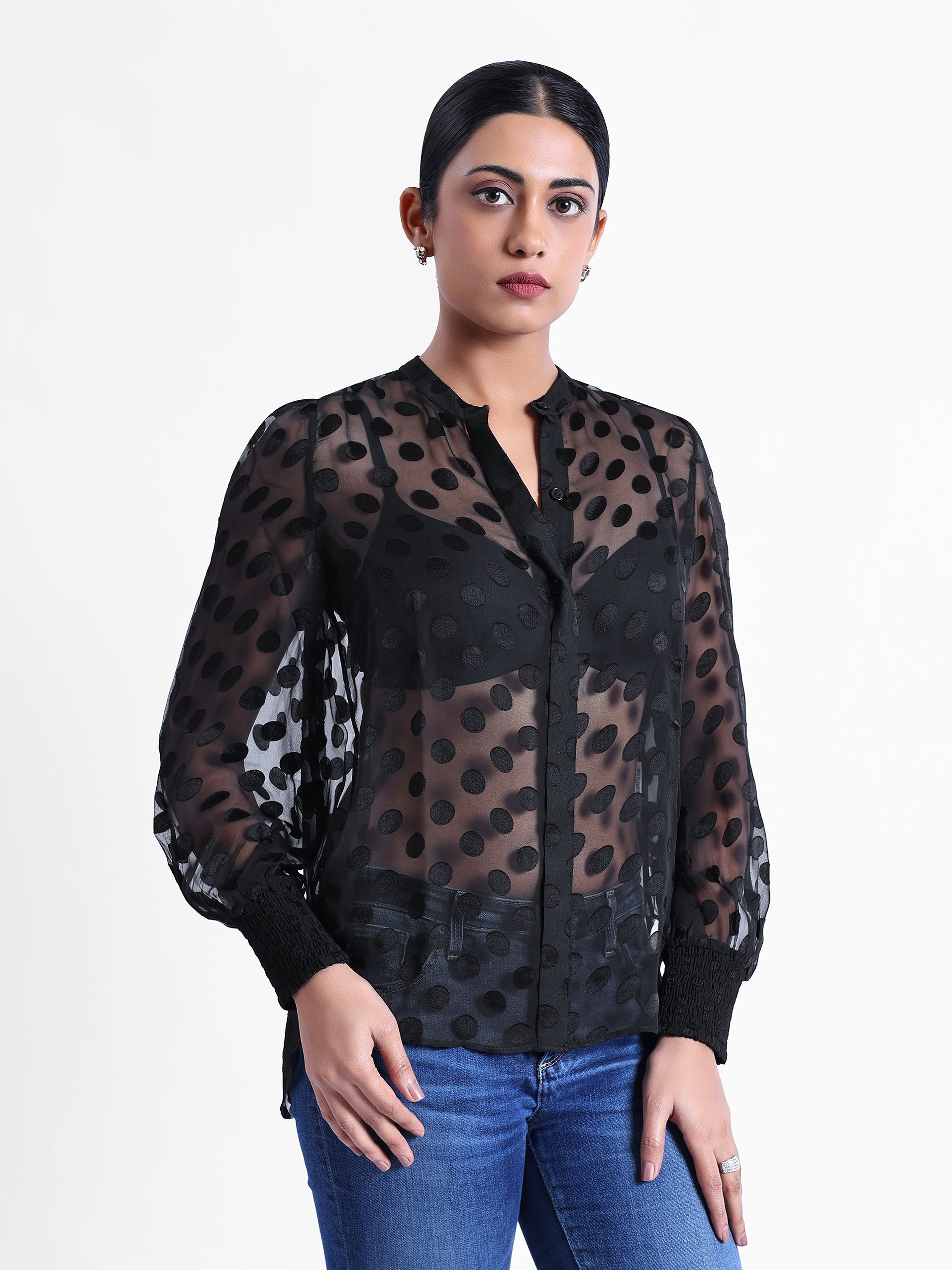 Diana Dot Blouse