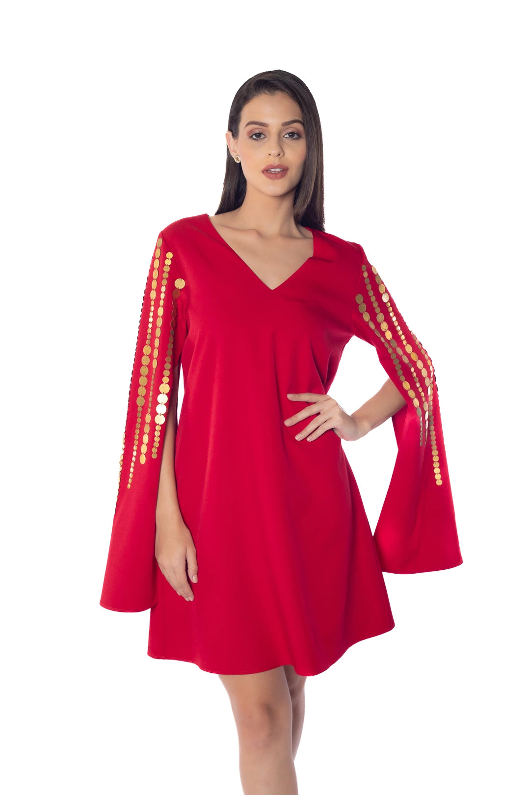 Cleo Gold Coin Dress