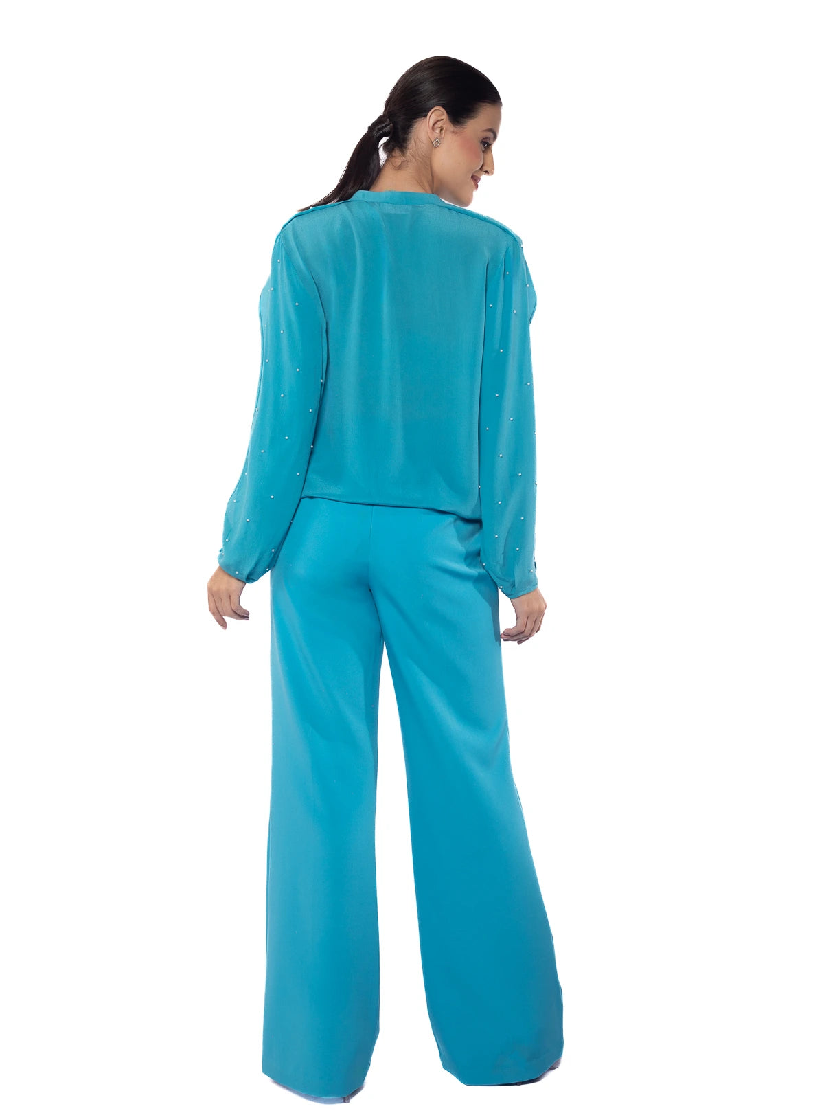 Chloe Cape Silk Top