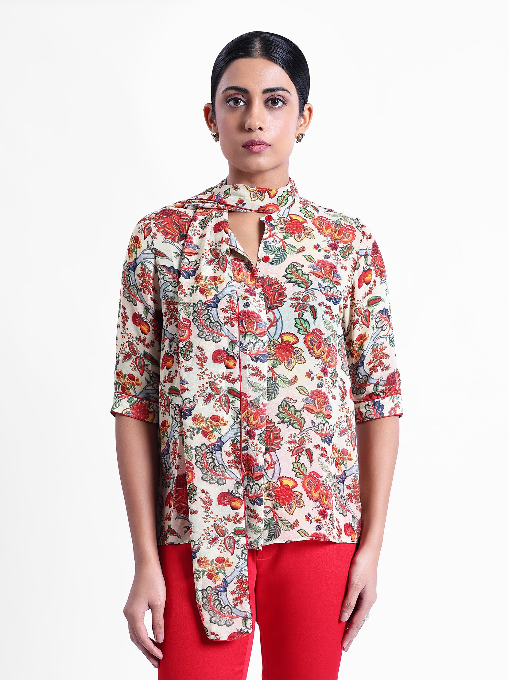 Tropea Front Tie Top