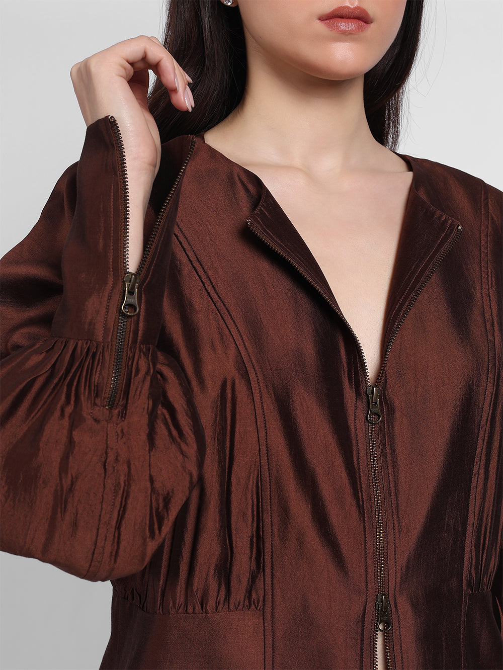 Double Zipper Top