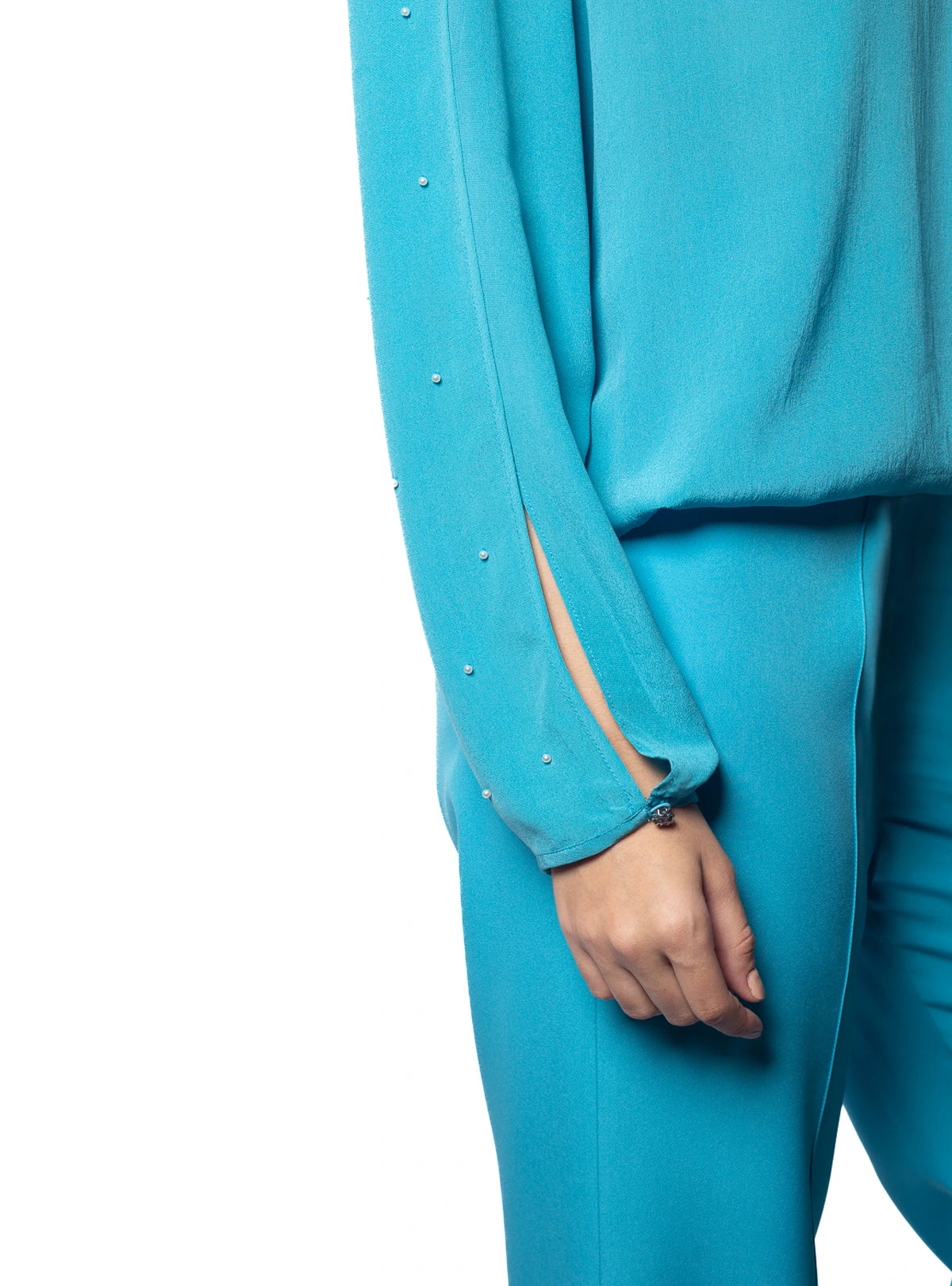 Chloe Cape Silk Top