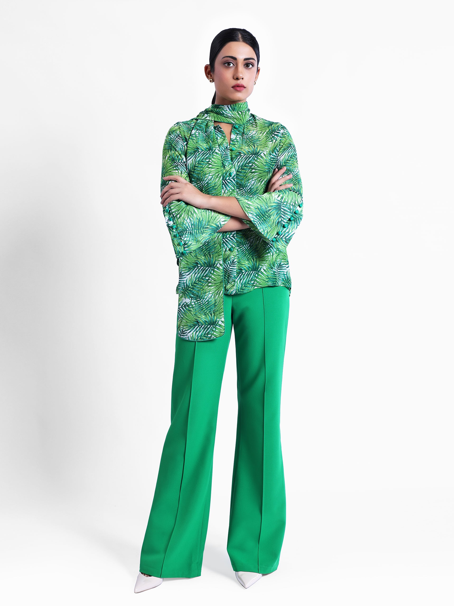 Darcy Front Tie Blouse