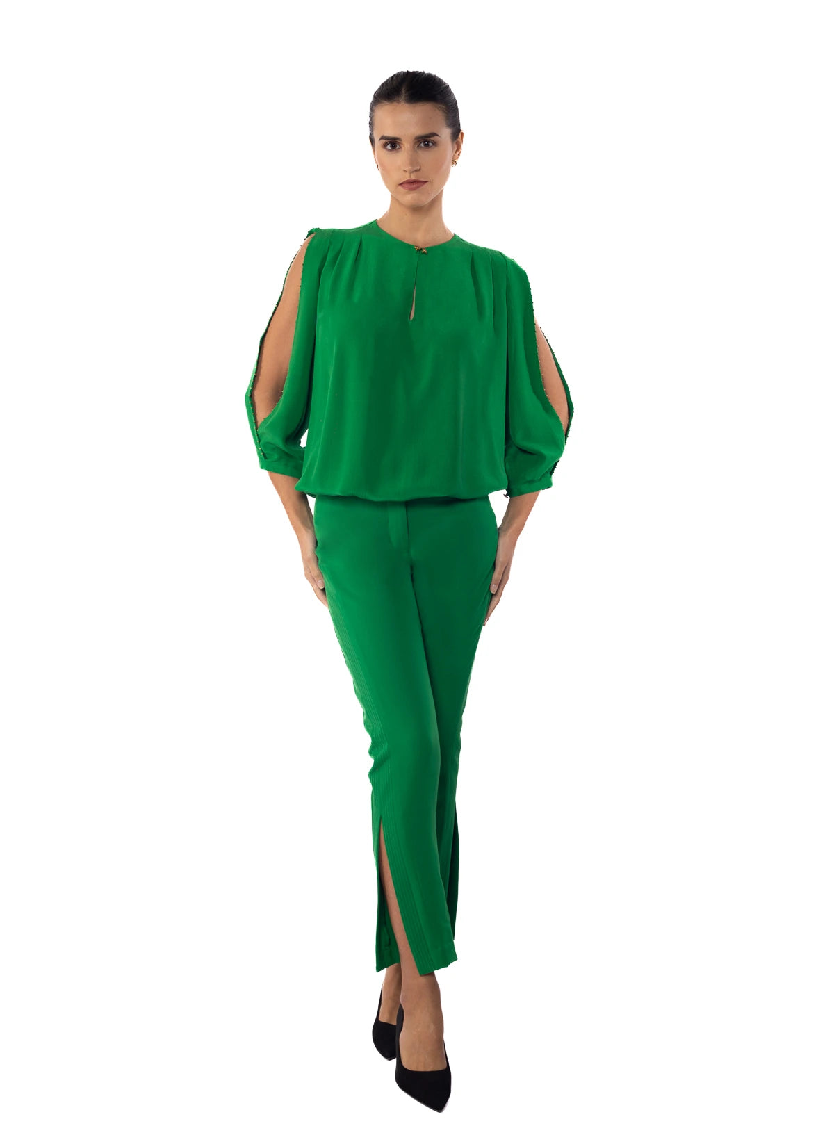 Logan Slit Sleeve Top