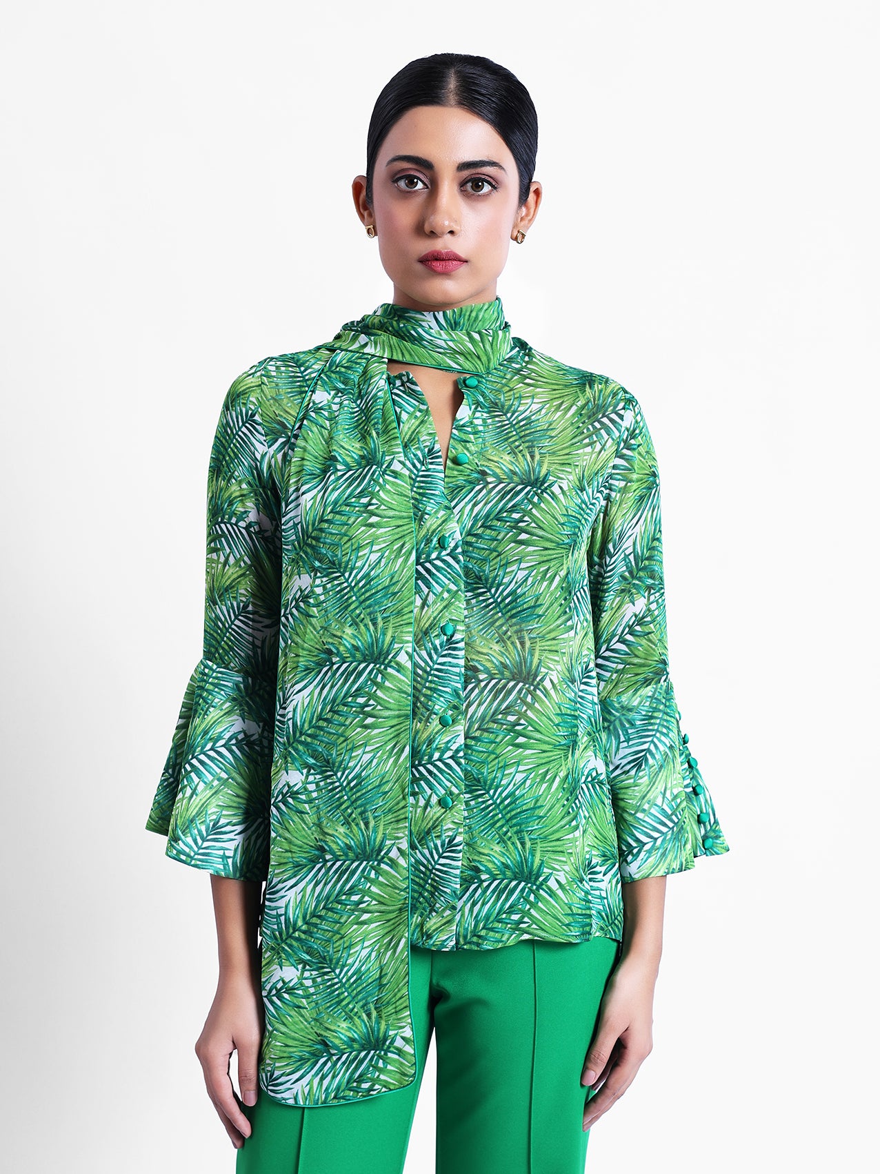 Darcy Front Tie Blouse