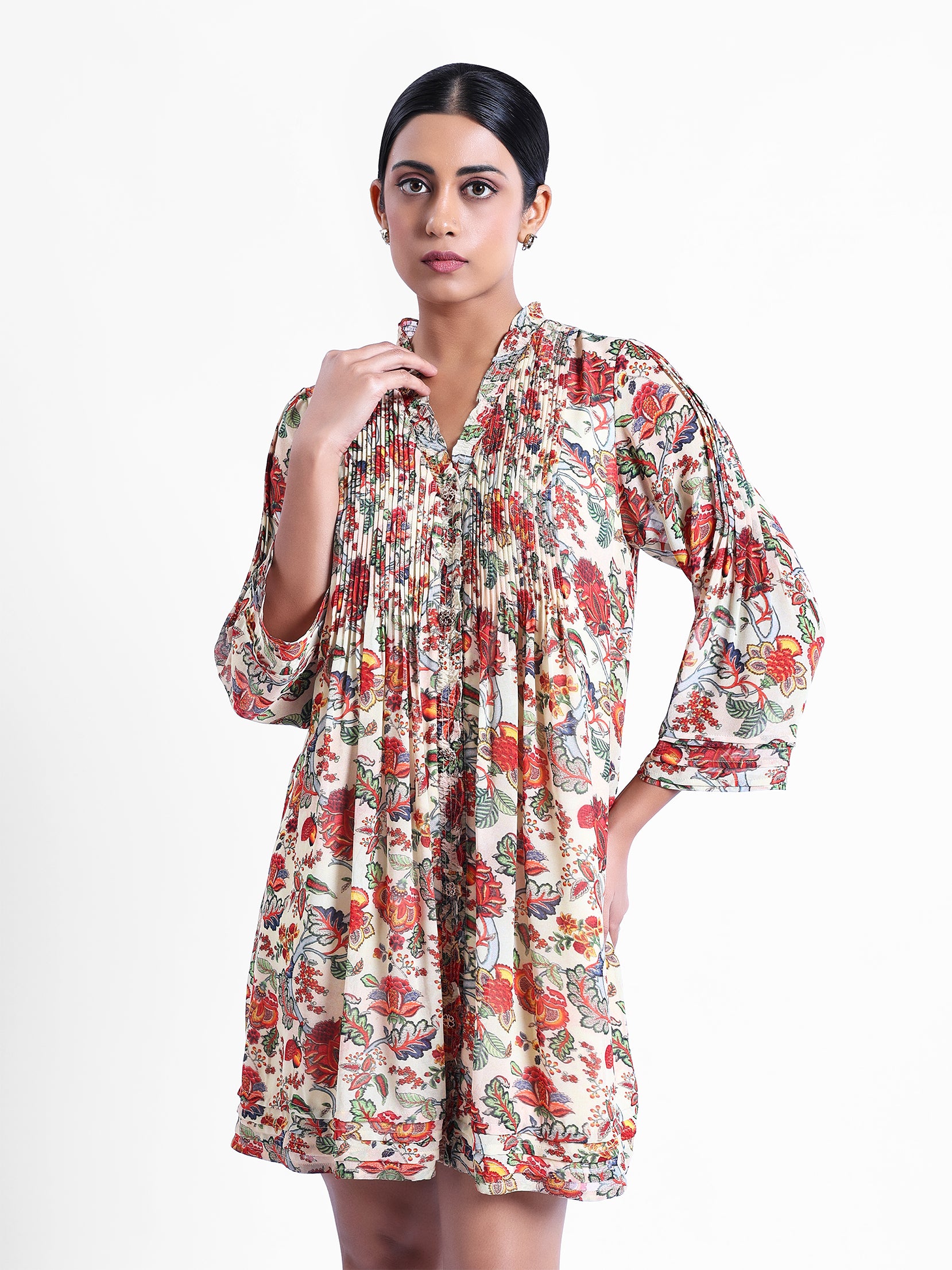 Veronica Pintuck Dress