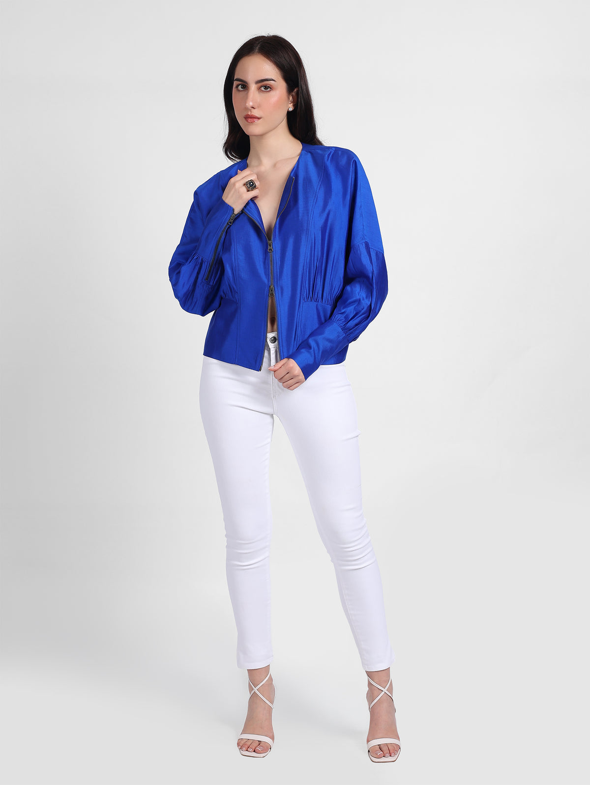 Double Zipper Top