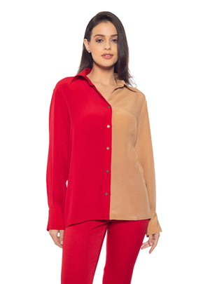 Red Vamp & Tan