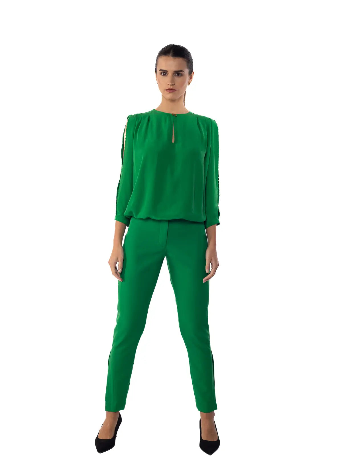 Rivets Detail Pants